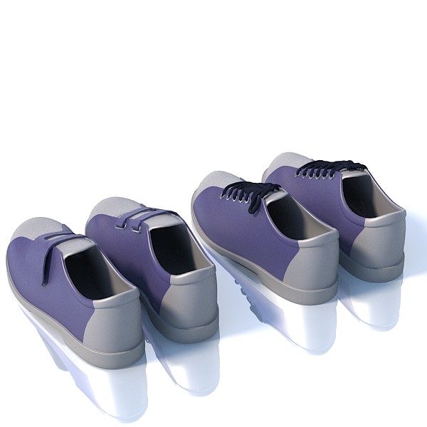 3d model bowling sport shoes - bowling sport shoes by shop3ds
